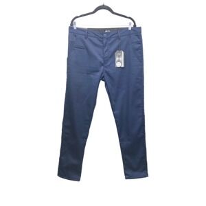 Jump Start Flex Comfort 4 Way Stretch Mens Navy Blue‎ Pants Size 36/31 - NEW
